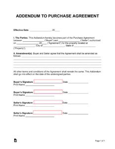 Amendment To Purchase And Sale Agreement Template amendment-to-purchase-and-sale-agreement-template