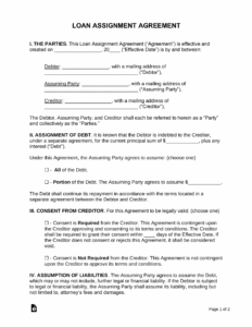 Assignment of Loan Agreement Template assignment-of-loan-agreement-template
