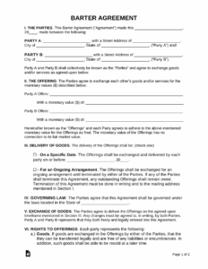 Exchange Of Services Agreement Template exchange-of-services-agreement-template