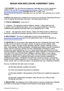 Fashion Design Non Disclosure Agreement Template fashion-design-non-disclosure-agreement-template