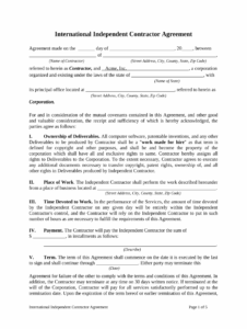 Foreign Independent Contractor Agreement Template foreign-independent-contractor-agreement-template