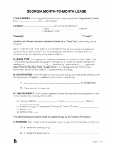 georgia-month-to-month-lease-agreement-template
