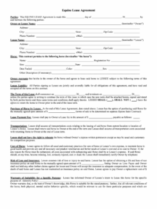 Horse Partial Lease Agreement Template horse-partial-lease-agreement-template