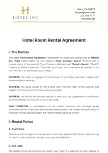 Hotel Room Rental Agreement Template hotel-room-rental-agreement-template