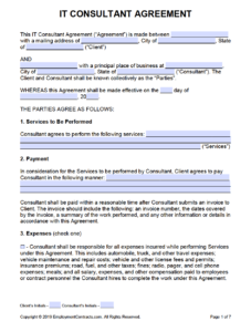 IT Consulting Services Agreement Template it-consulting-services-agreement-template