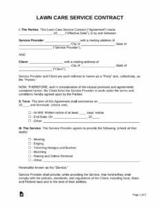 Lawn Mowing Service Agreement Template lawn-mowing-service-agreement-template