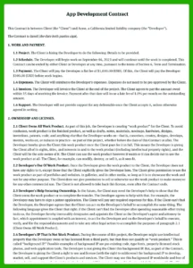 Mobile App Development Agreement Template mobile-app-development-agreement-template