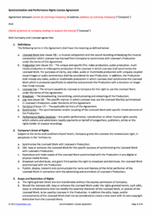 music-sync-license-agreement-template