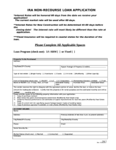 Non Recourse Loan Agreement Template non-recourse-loan-agreement-template